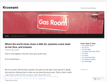 Tablet Screenshot of kroswami.wordpress.com