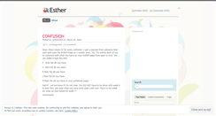 Desktop Screenshot of estherforsuchatimeasthis.wordpress.com