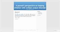 Desktop Screenshot of helpingchildrenwrite.wordpress.com