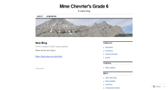 Desktop Screenshot of chevrier6.wordpress.com