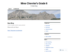 Tablet Screenshot of chevrier6.wordpress.com