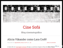 Tablet Screenshot of cinesofa.wordpress.com