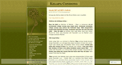 Desktop Screenshot of kelapacondong.wordpress.com