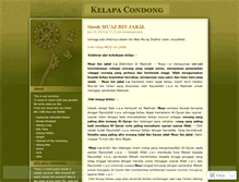 Tablet Screenshot of kelapacondong.wordpress.com