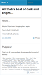 Mobile Screenshot of darkandbright.wordpress.com