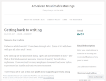 Tablet Screenshot of americanmuslimahsmusings.wordpress.com