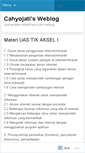 Mobile Screenshot of cahyojati.wordpress.com