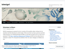 Tablet Screenshot of istesigol.wordpress.com