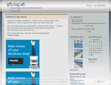 Tablet Screenshot of gfb1.wordpress.com