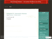 Tablet Screenshot of ilmukeluargasakinah.wordpress.com