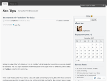 Tablet Screenshot of angelinseotips.wordpress.com
