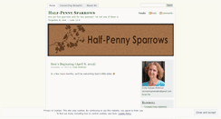 Desktop Screenshot of halfpennysparrows.wordpress.com