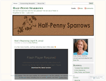 Tablet Screenshot of halfpennysparrows.wordpress.com