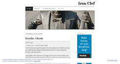 Desktop Screenshot of ironclef.wordpress.com