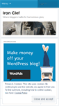 Mobile Screenshot of ironclef.wordpress.com