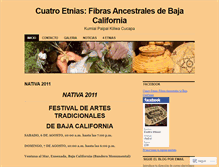 Tablet Screenshot of cuatroetnias.wordpress.com