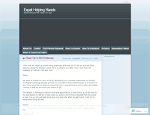 Tablet Screenshot of expathh.wordpress.com