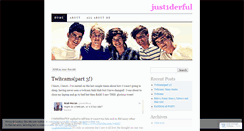 Desktop Screenshot of just1derful.wordpress.com