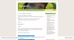 Desktop Screenshot of michaelsson.wordpress.com
