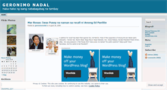 Desktop Screenshot of geronimonadal.wordpress.com
