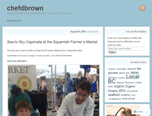 Tablet Screenshot of chefdarrenbrown.wordpress.com