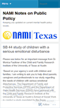 Mobile Screenshot of namitexaspolicy.wordpress.com