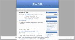 Desktop Screenshot of negmeg.wordpress.com
