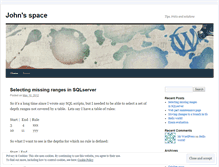Tablet Screenshot of johngotsell.wordpress.com