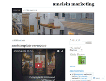 Tablet Screenshot of ameisin.wordpress.com