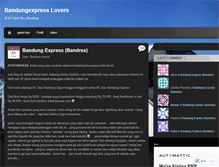 Tablet Screenshot of bandungexpress.wordpress.com