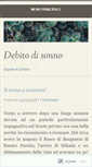 Mobile Screenshot of debitodisonno.wordpress.com