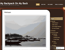 Tablet Screenshot of mybackpaq.wordpress.com
