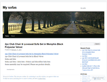 Tablet Screenshot of mysofas.wordpress.com