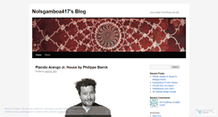 Desktop Screenshot of nolsgamboa417.wordpress.com