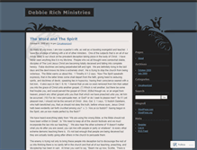 Tablet Screenshot of debbierichministries.wordpress.com