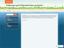 Tablet Screenshot of danhauserfahrungen.wordpress.com