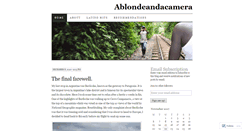Desktop Screenshot of ablondeandacamera.wordpress.com