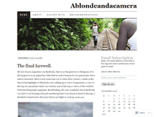 Tablet Screenshot of ablondeandacamera.wordpress.com