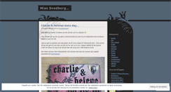 Desktop Screenshot of misssvedberg.wordpress.com