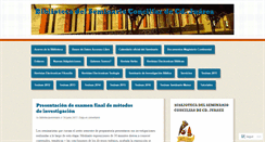 Desktop Screenshot of bibliotecaseminario.wordpress.com