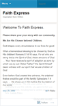 Mobile Screenshot of faithexpress.wordpress.com