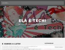 Tablet Screenshot of elaetech.wordpress.com