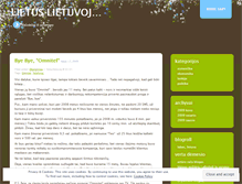 Tablet Screenshot of lietuslietuvoj.wordpress.com