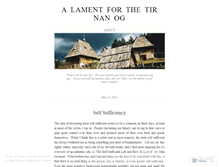 Tablet Screenshot of lamentforthetirnanog.wordpress.com