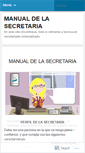 Mobile Screenshot of manualsecretaria.wordpress.com