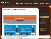 Tablet Screenshot of joshandjasblog.wordpress.com