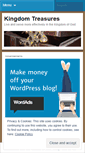 Mobile Screenshot of kingdomtreasures.wordpress.com