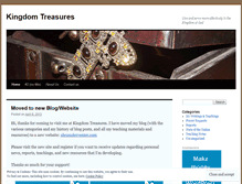 Tablet Screenshot of kingdomtreasures.wordpress.com