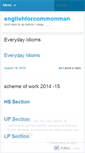 Mobile Screenshot of englishforcommonman.wordpress.com
