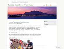 Tablet Screenshot of gabriellordello.wordpress.com